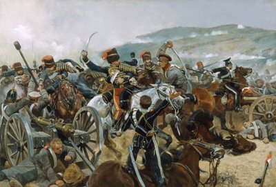 The Relief of the Light Brigade, 25th October 1854 by Richard Caton Woodville